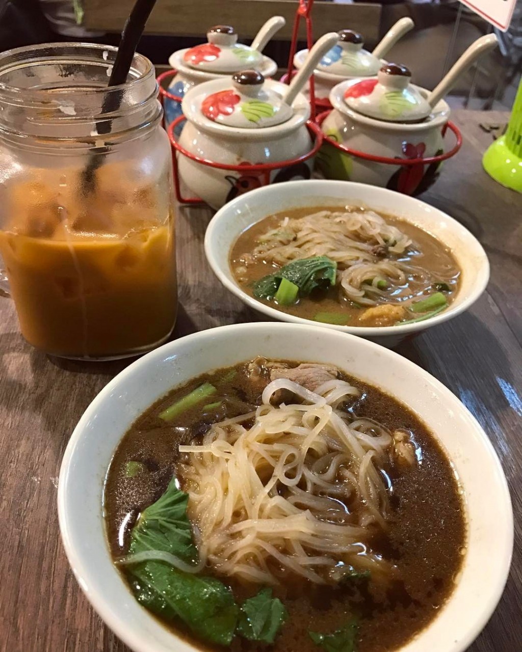 Beef and Pork boat noodles from Victory Thai Boat Noodle