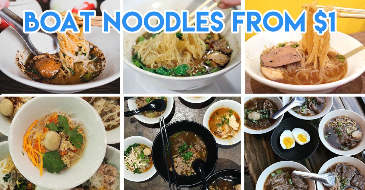 6 Super Cheap Boat Noodles Served In Mini Bowls For You To Relive Your