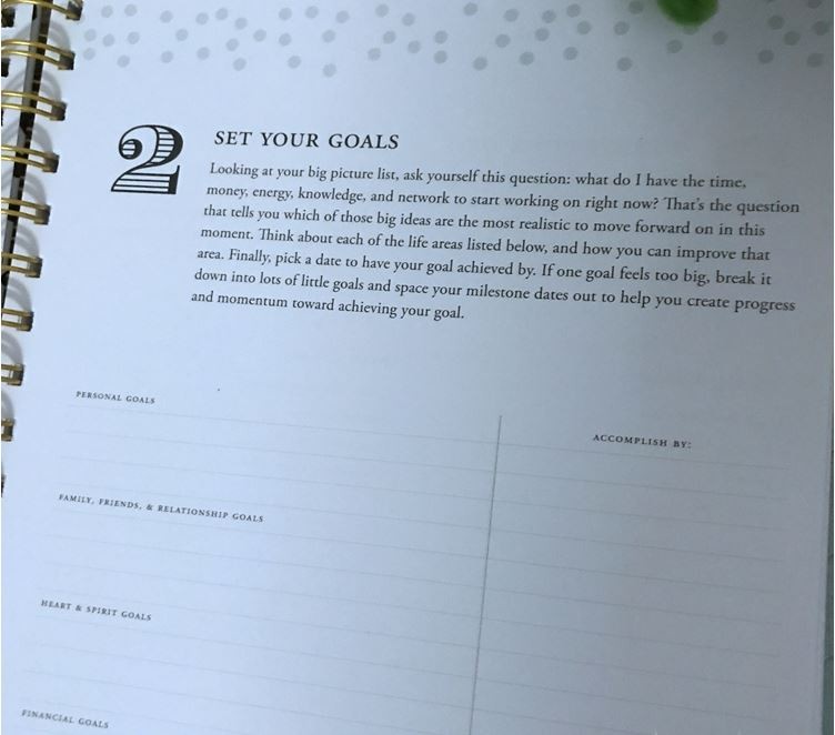 Taobao 2018 planners goal setting diary