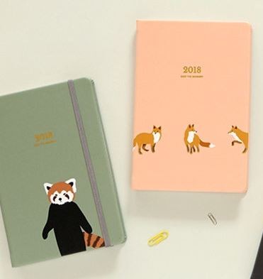 Taobao 2018 planners fox