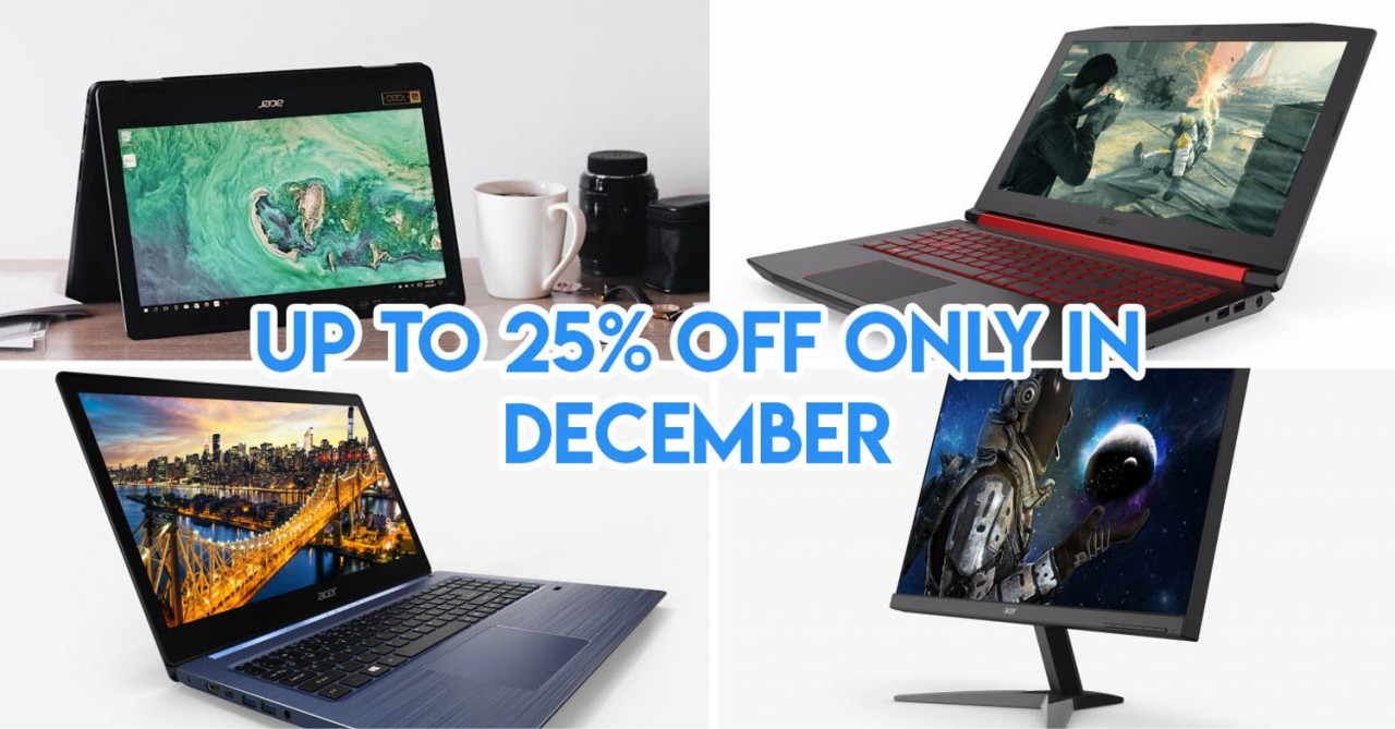 Acer's 12.12 Sale Has Laptop Deals From 12-14 Dec For Students Surviving Uni On A Budget