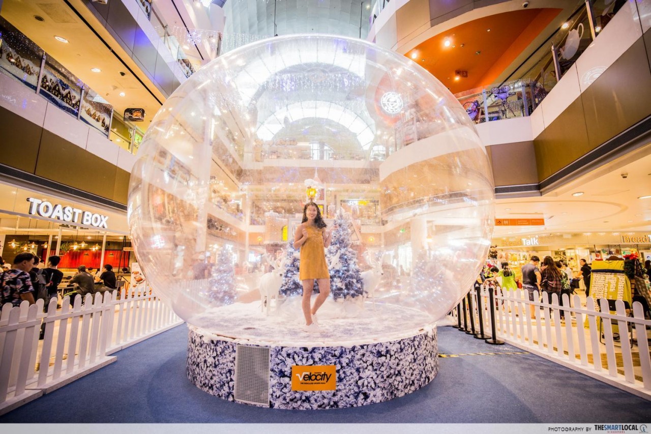 Channel your inner Elsa in these snow globes at Novena