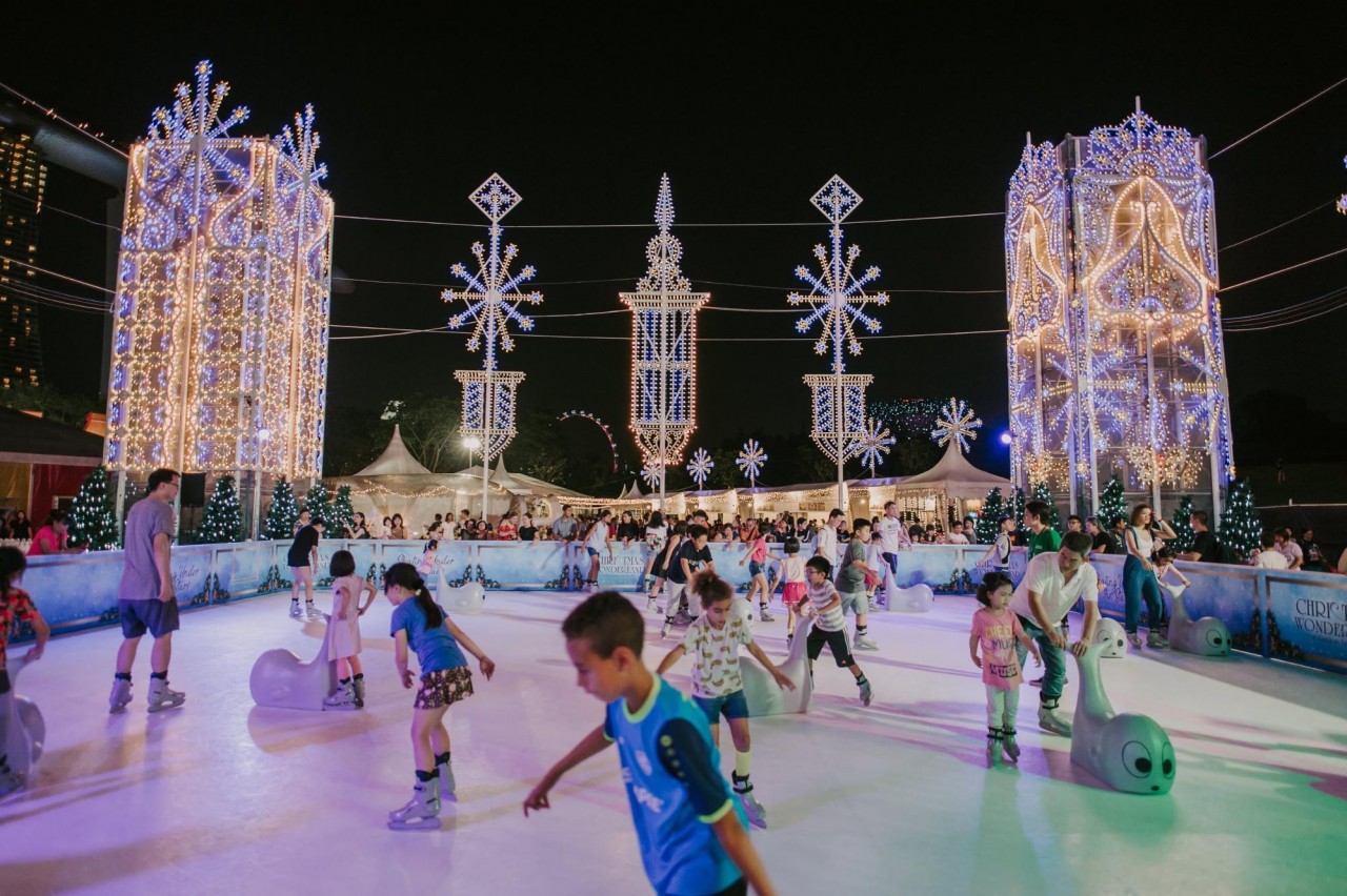 Ice skate under the stars at their first-ever outdoor rink