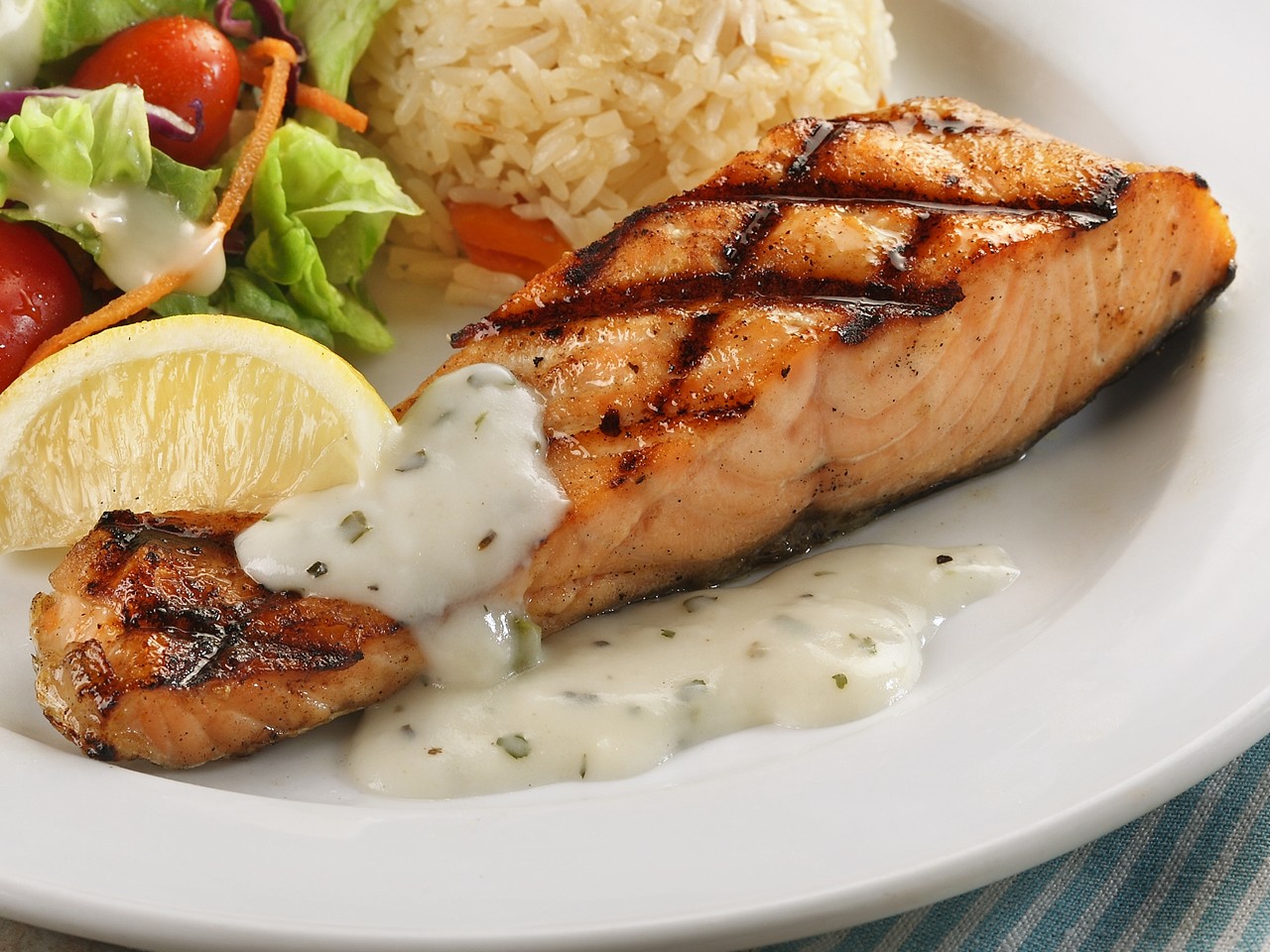 Marina Square App - Astons Grilled Salmon