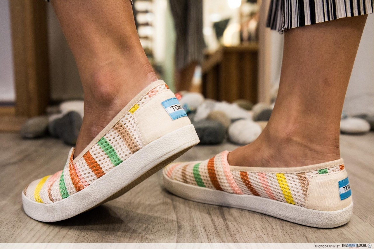 Marina Square App - TOMS Shoes