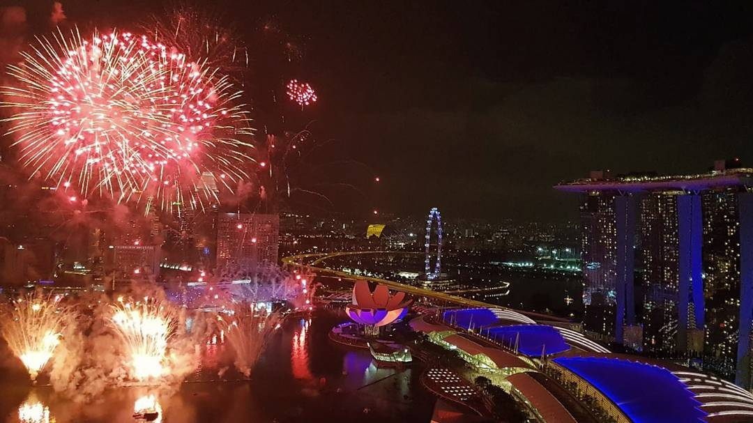 Level 33 rooftop bar New Year's Eve Countdown party promotions with good view of fireworks