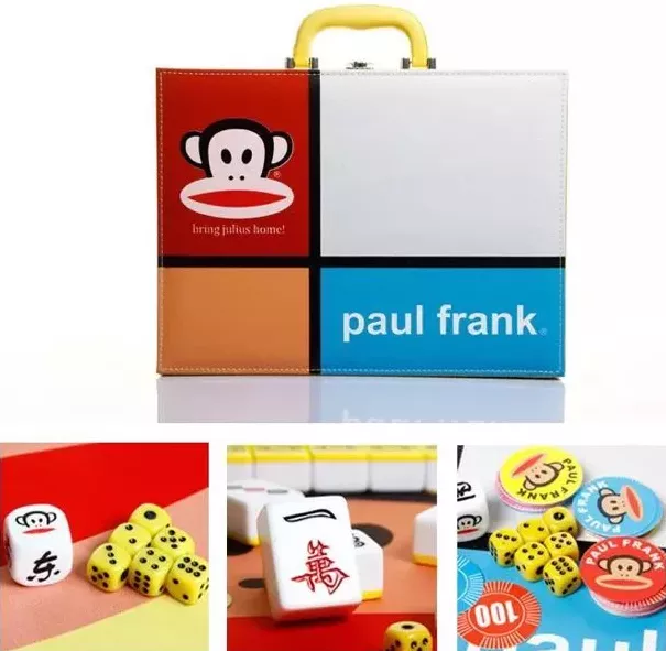 Paul Frank Mahjong Set bag and tiles