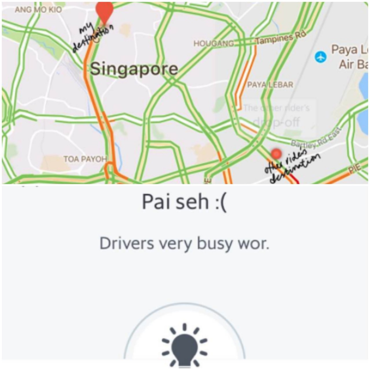 grab app problems grabshare not enough drivers
