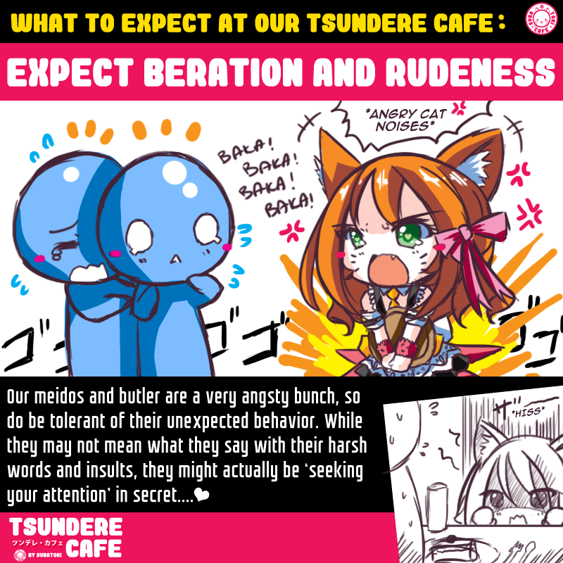 Feb 2018 cafes and restaurants (23) - Tsundere Cafe expect beration and rudeness
