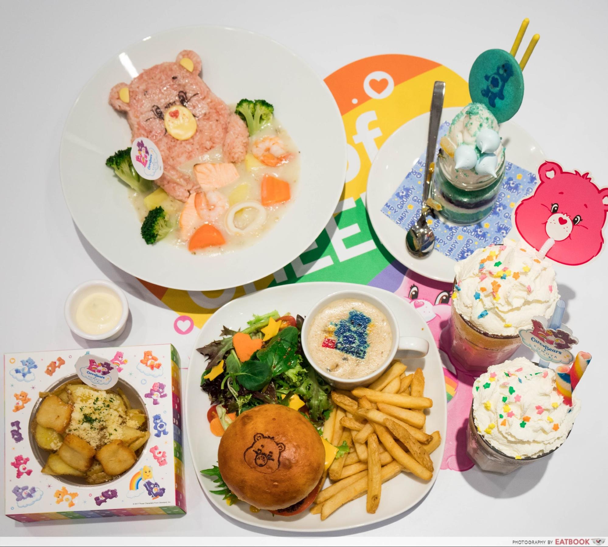 Feb 2018 cafes and restaurants (5) - Care Bears Cafe food