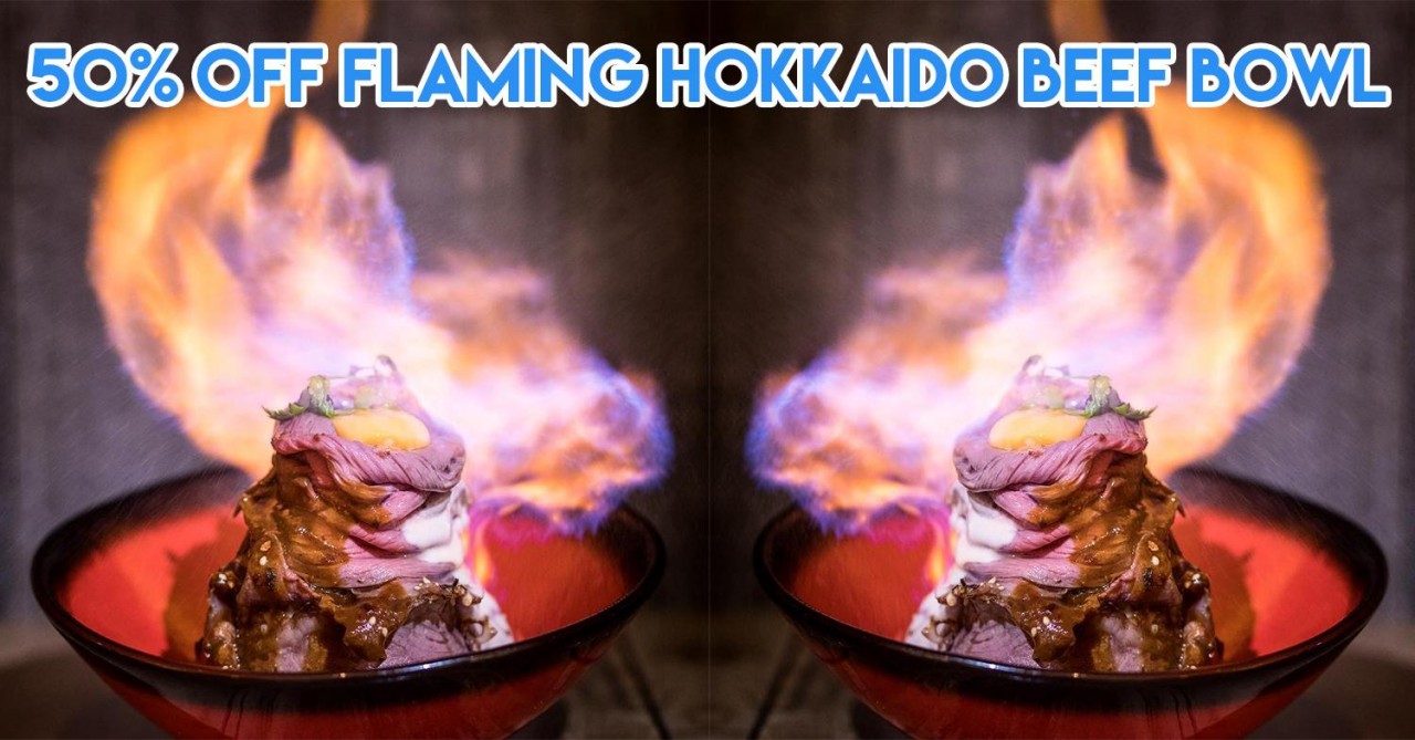 Feb deals - flaming hokkaido beef bowl