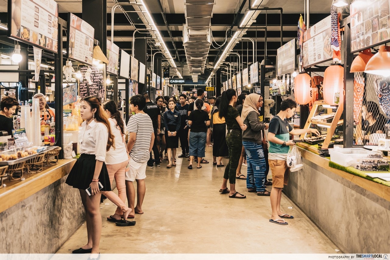 Hat yai thailand - Greenway Night Market stalls