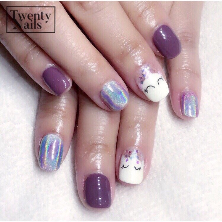 cute unicorn nail designs manicure singapore 