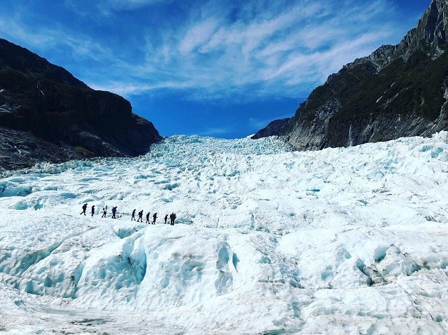 Trekking across New Zealand's glaciers