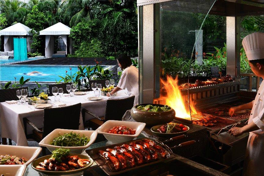BBQ dinner buffet at Oasis @ Grand Hyatt Singapore discount