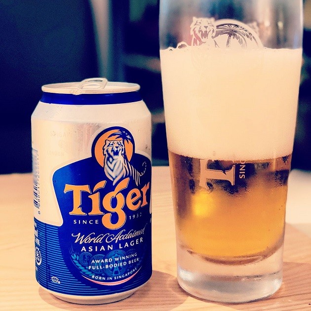 An ice-cold Tiger Beer from Amazon Prime