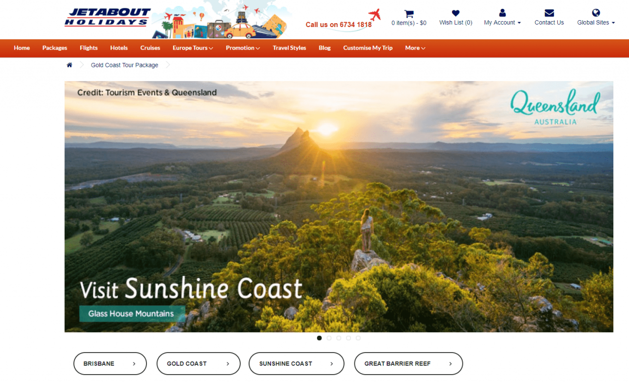 Jetabout Holidays Queensland Tour - Sunshine Coast, Gold Coast, Cairns