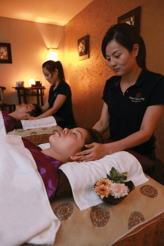 tang dynasty spa - head massage