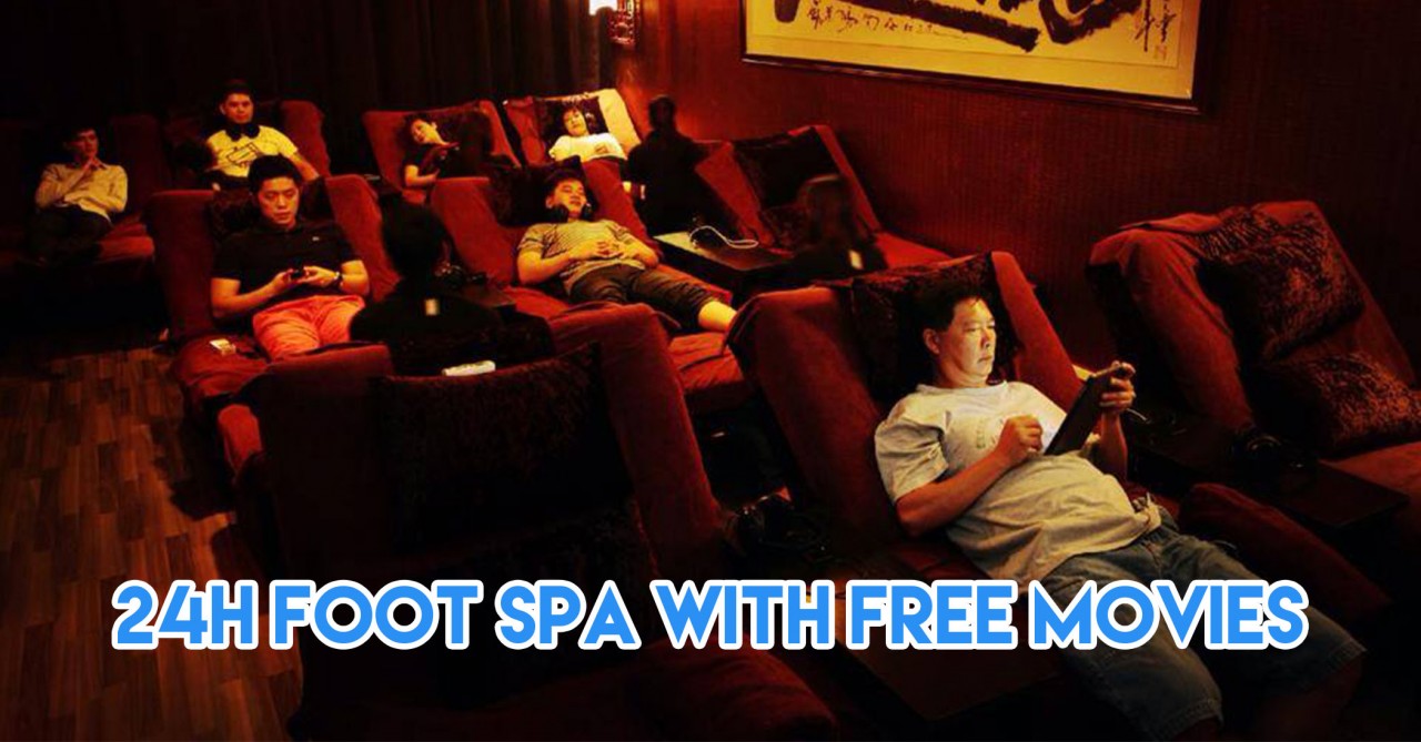 massage - 24 hour foot spa and free movies 
