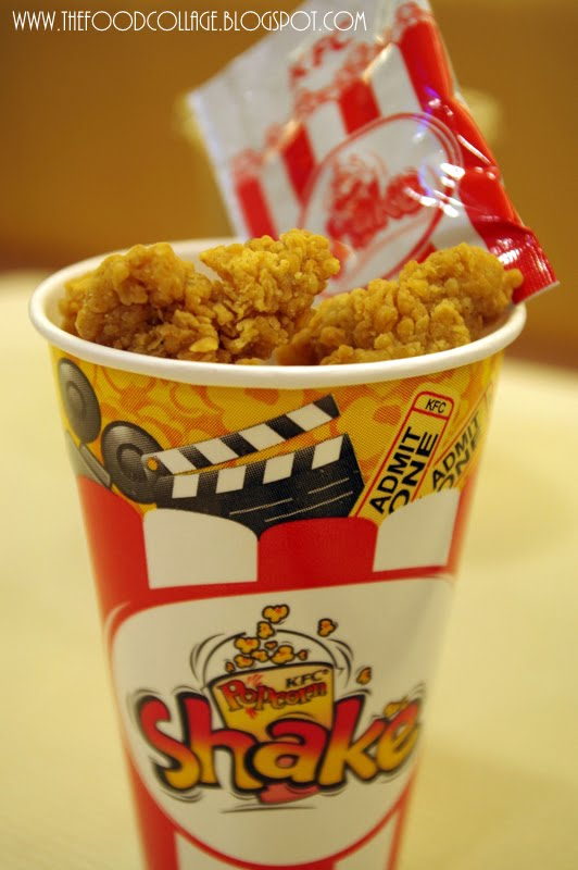 KFC popcorn chicken shake