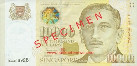 singapore 10000 note