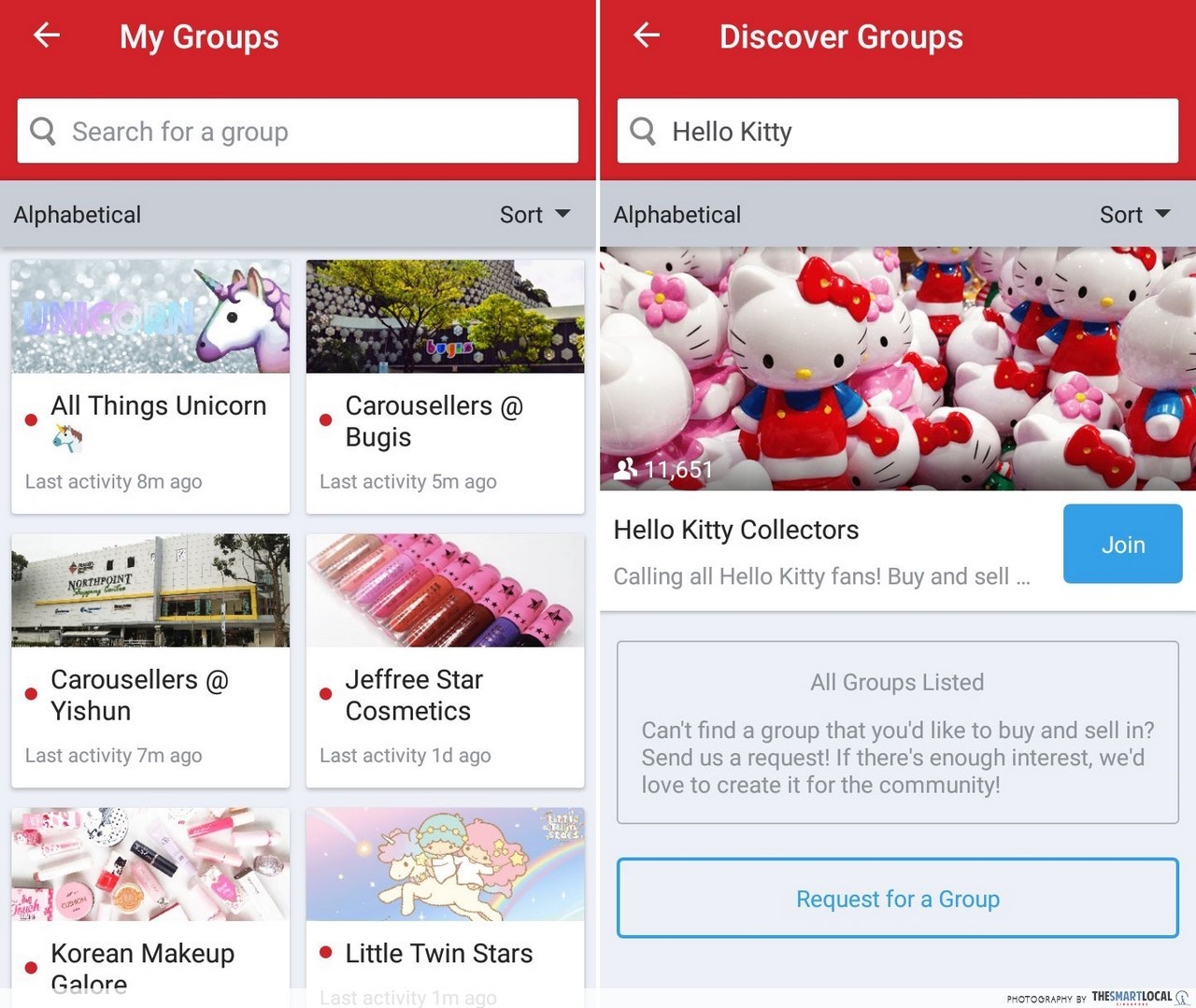 Carousell Groups 