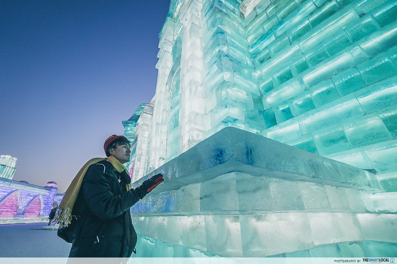 Harbin - Ice and Snow World frozen architecture light display