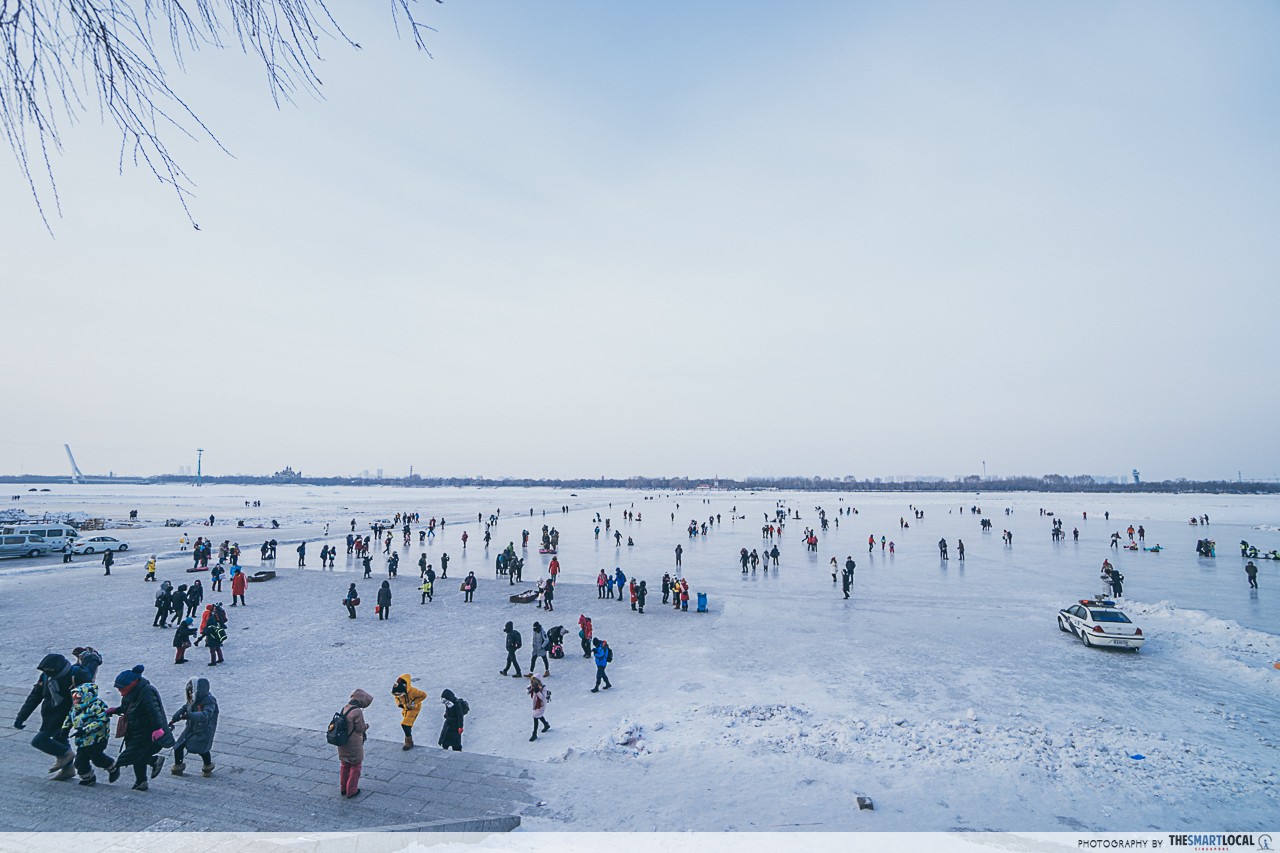 Harbin - Songhua River Ice Skating