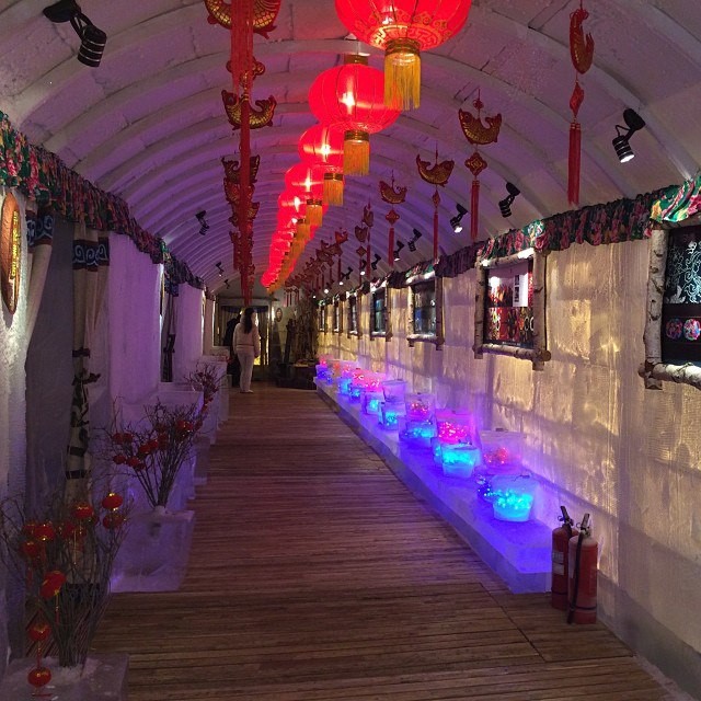 Harbin - Shangri-la Ice Palace hallway
