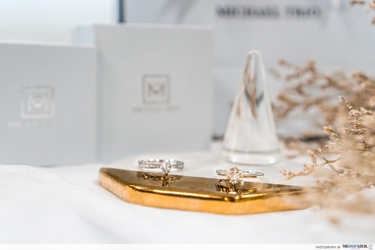 michael trio customisable and bespoke diamond engagement rings
