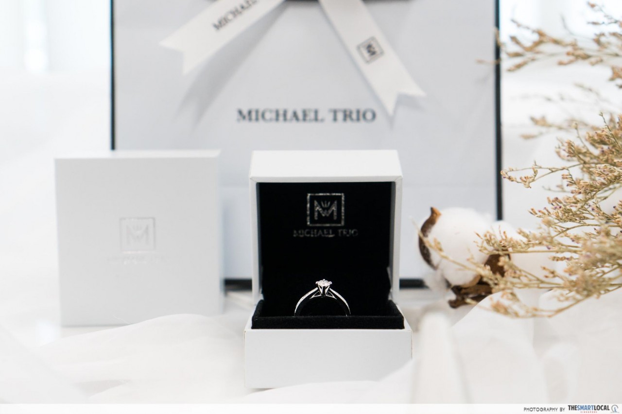michael trio singapore diamond engagement rings