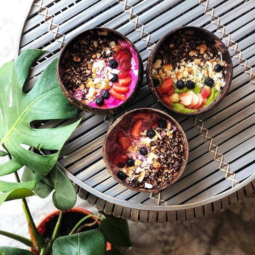 Smoothie bowls at The Social Space