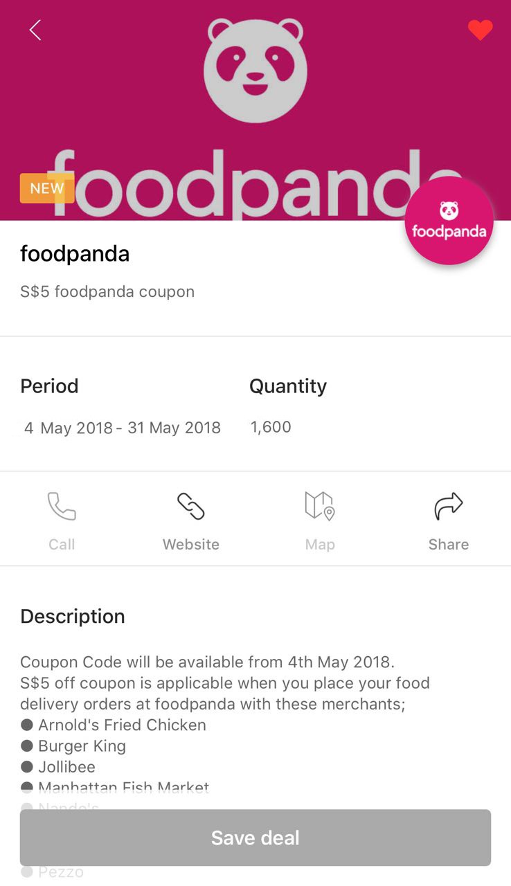 dbs lifestyle app foodpanda