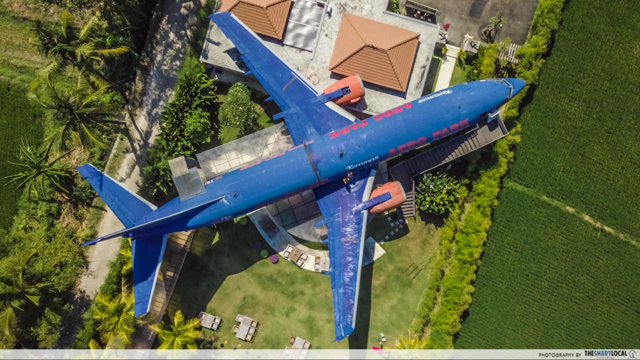 Keramas Aero Park - plane topview