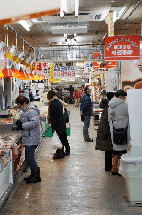 Hokkaido Fish Market - locals shop at this establishment