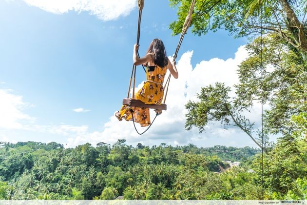 Bali Swing - good view from the swing