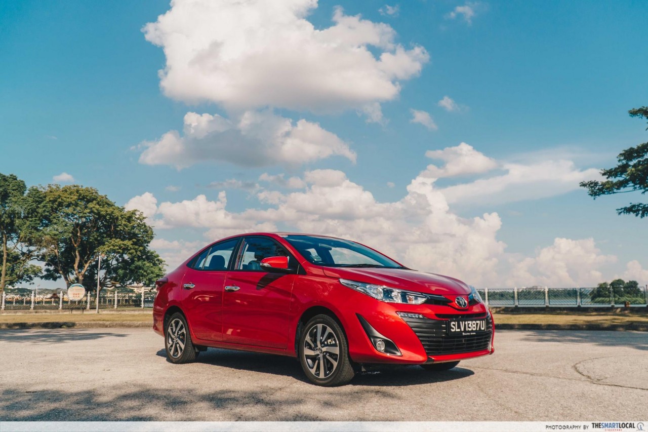 toyota vios 2018 red