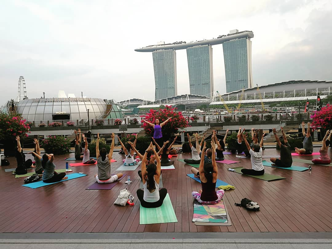 DBS Marina Regatta - free yoga classes