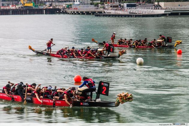 DBS Marina Regatta - dragon boat races