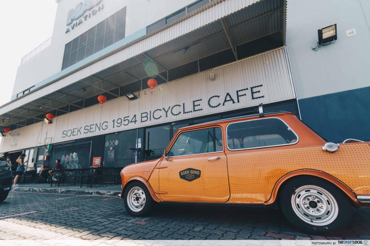 soek seng 1954 bicycle cafe seletar singapore