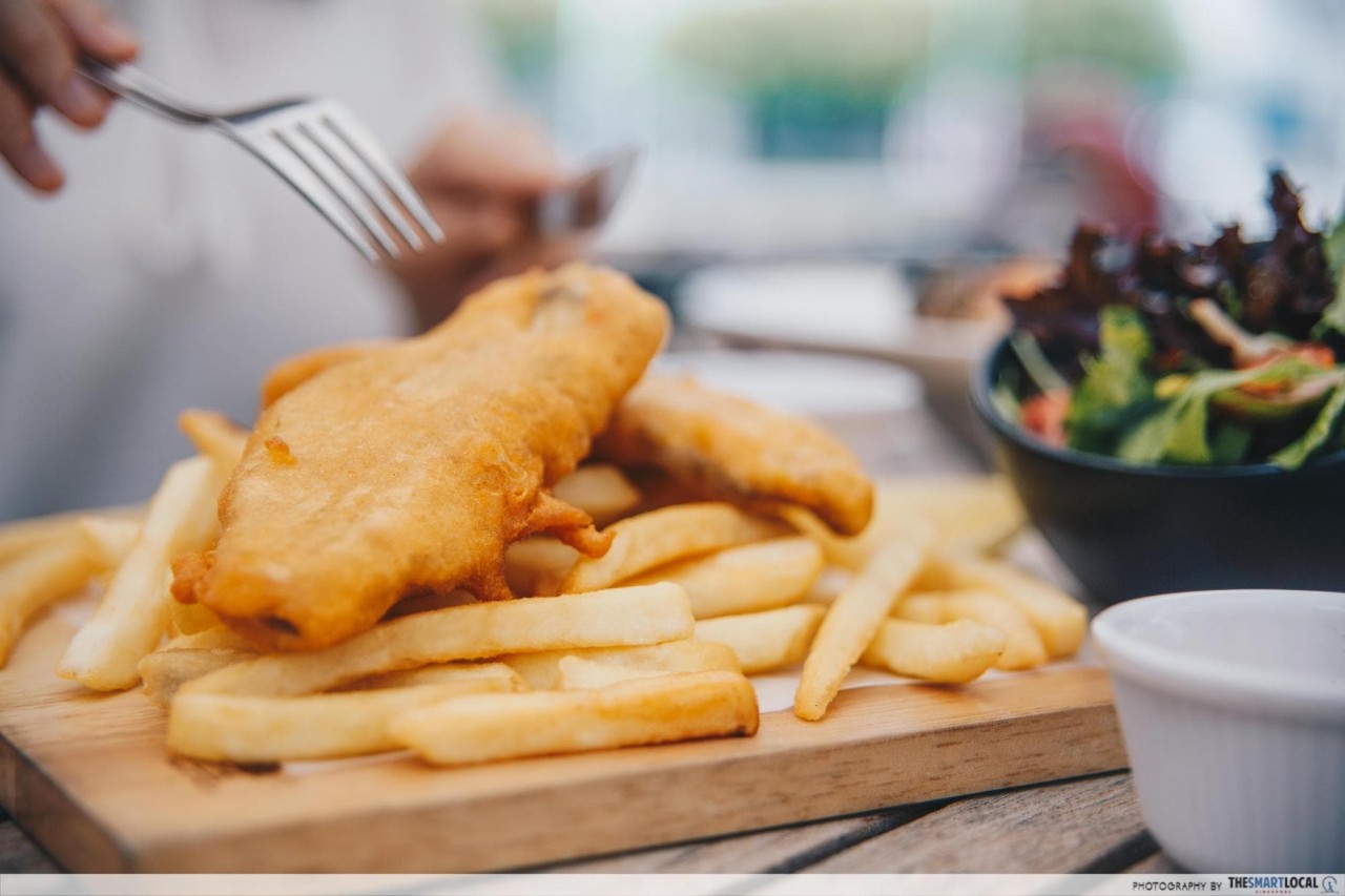 fremantle seafood market - fish and chips