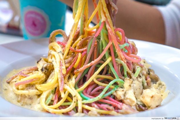 Bali - colourful spaghetti