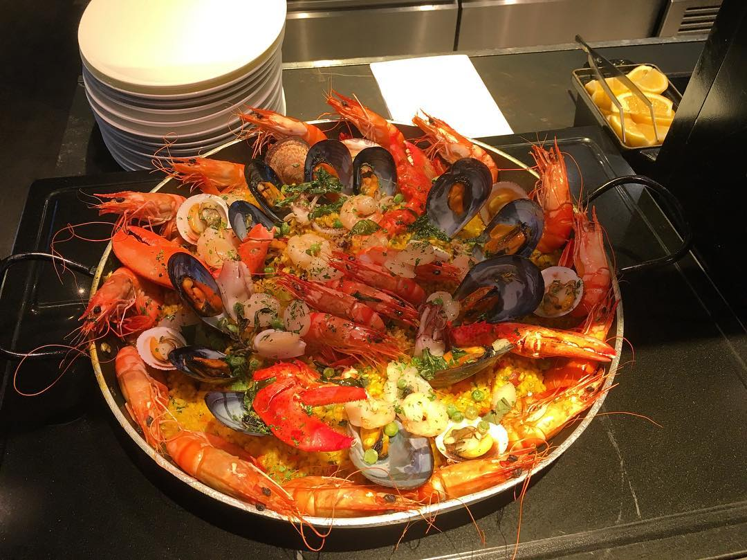 seafood paella beach road kitchen JW marriott singapore hotel buffet brunch