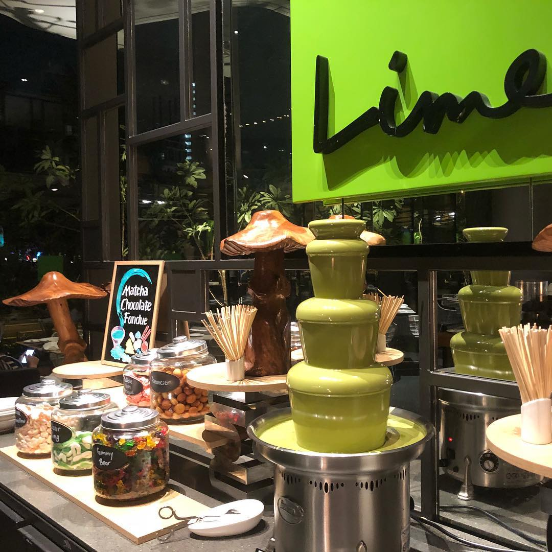 lime parkroyal on pickering hotel singapore matcha fondue