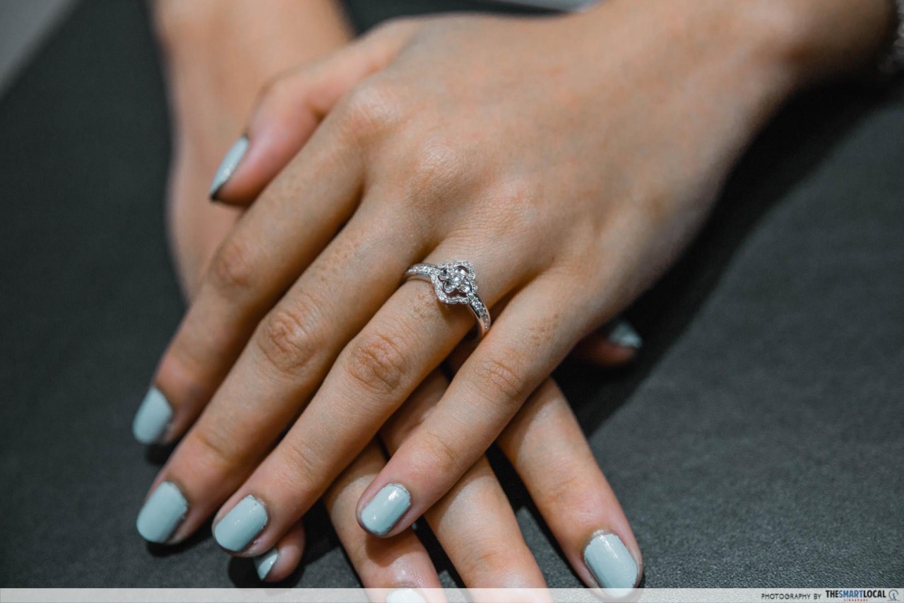diamond ring customisation in singapore 