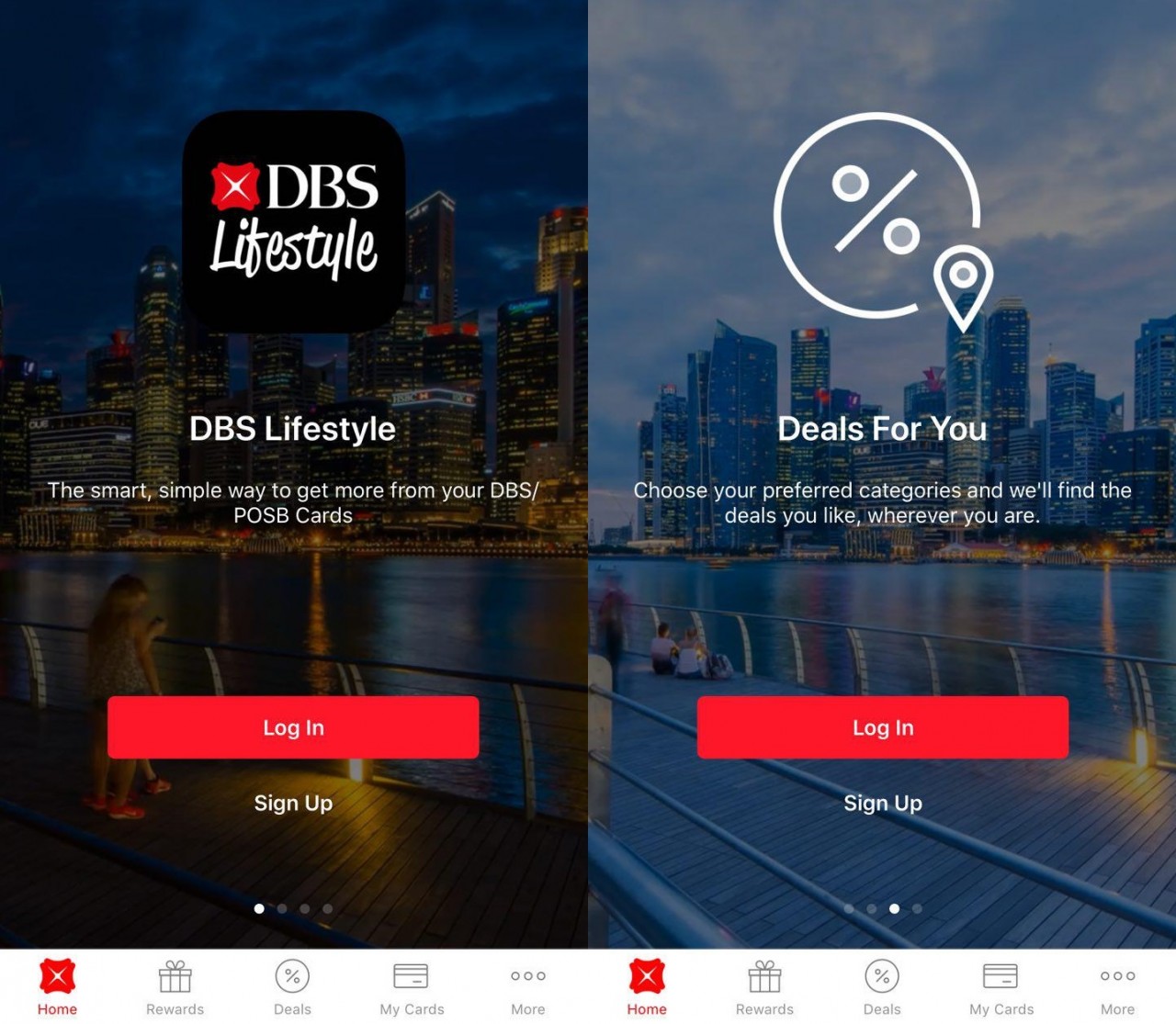 DBS Lifestyle App - dining discounts and promos