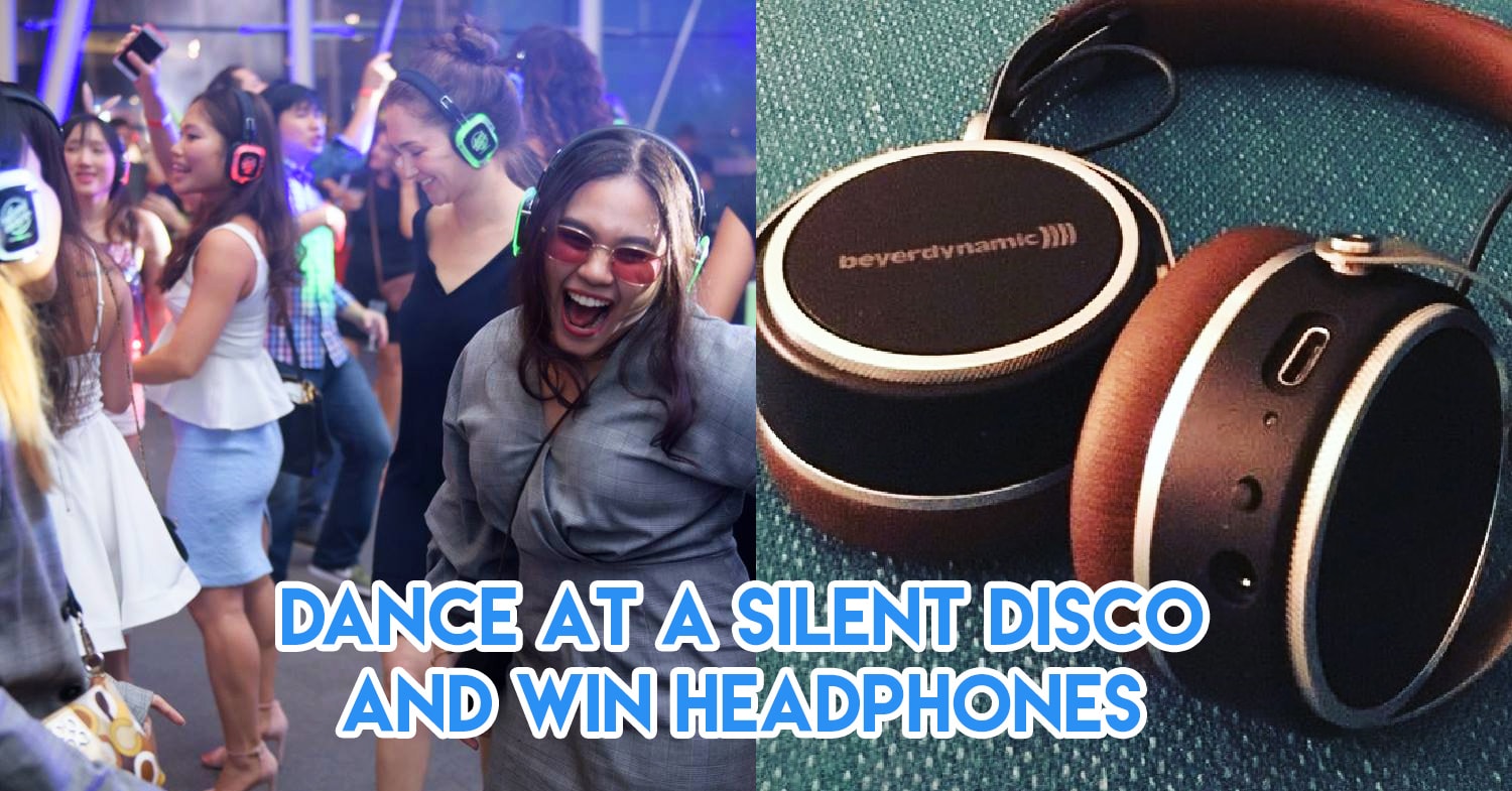 win headphones in silent disco challenge