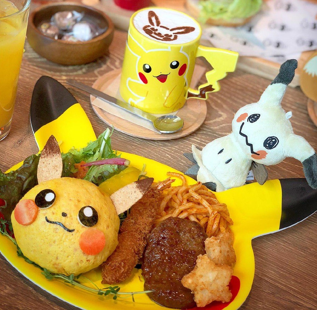 Anime Cafes Tokyo - Pokemon Cafe Food