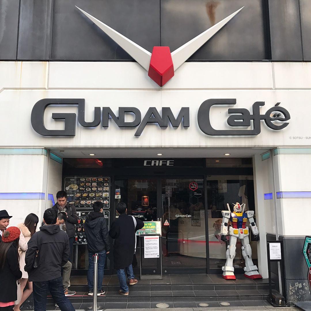 Anime Cafe Tokyo - Gundam Cafe Exterior