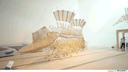 ArtScience Museum - Wind Walkers - Theo Jansen's Strandbeests